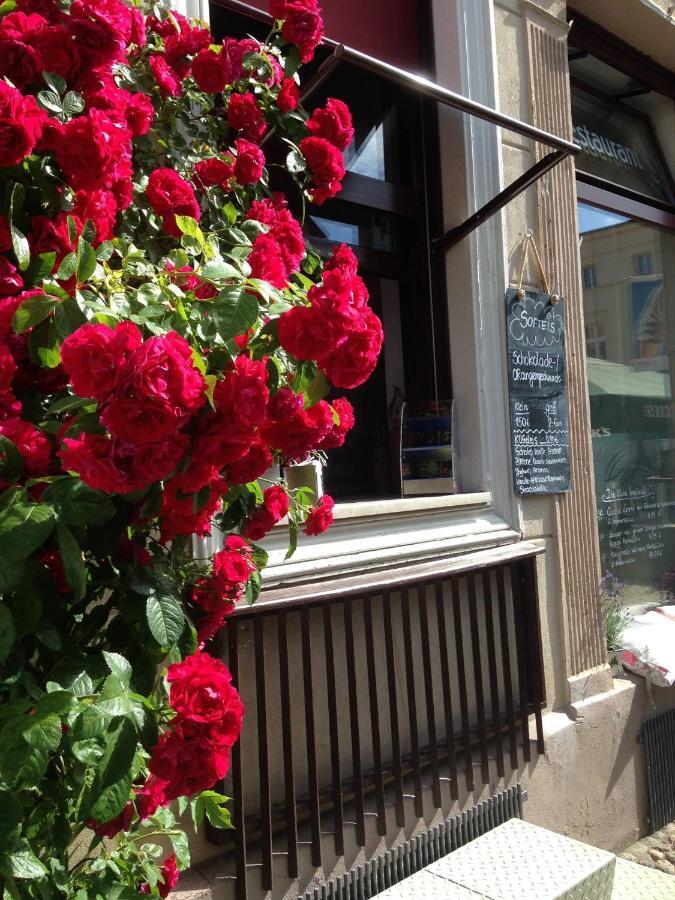 Das Bilderbuchcafe - Pension Markt 7 ハーフェルベルク エクステリア 写真